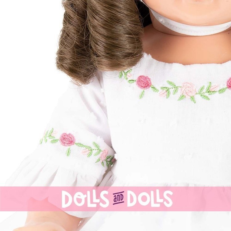 Mariquita Pérez Puppe 50 cm - Mit weißem Kleid