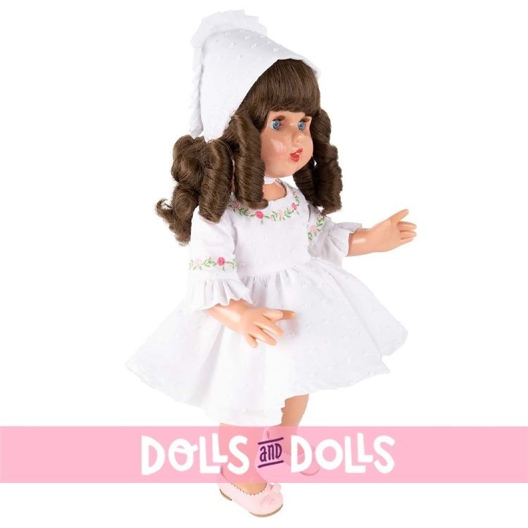 Mariquita Pérez Puppe 50 cm - Mit weißem Kleid