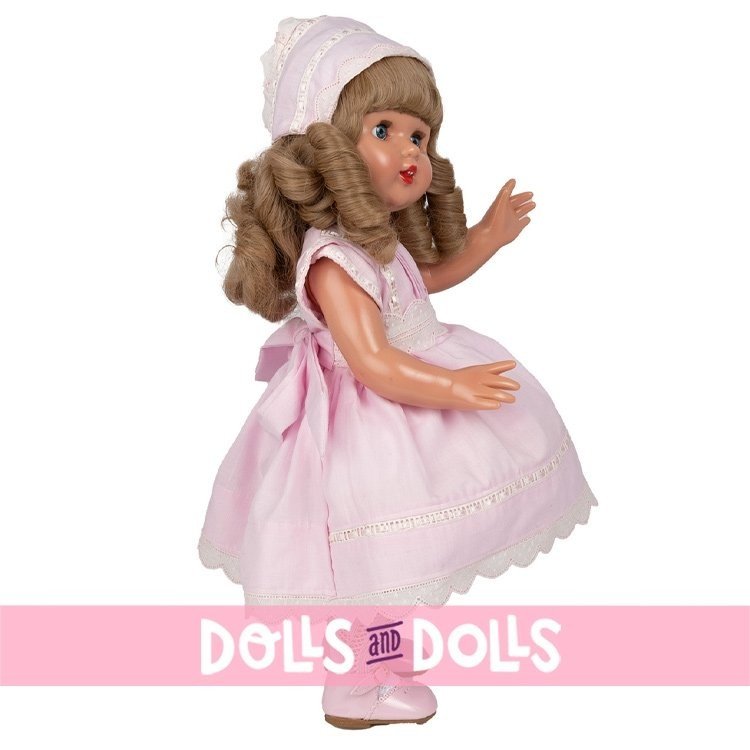 Mariquita Pérez Puppe 50 cm - Mit rosa Kapuzenkleid