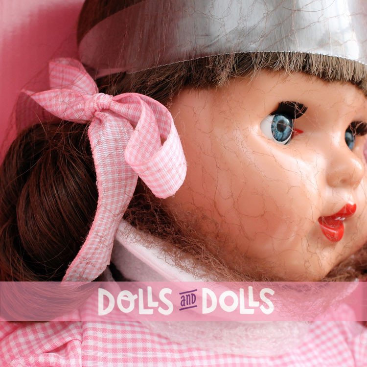 Mariquita Pérez Puppe 50 cm - Vichy-Rosa