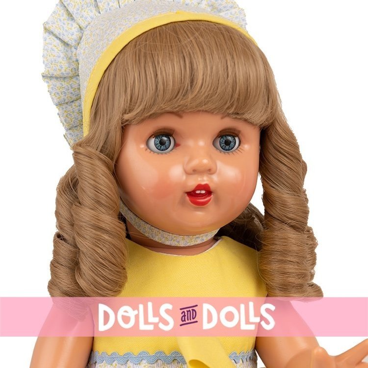 Mariquita Pérez und Juanín Perez Puppen 50 cm - Gelbes Kleid 2024 + Gestreiftes Hemd 2024