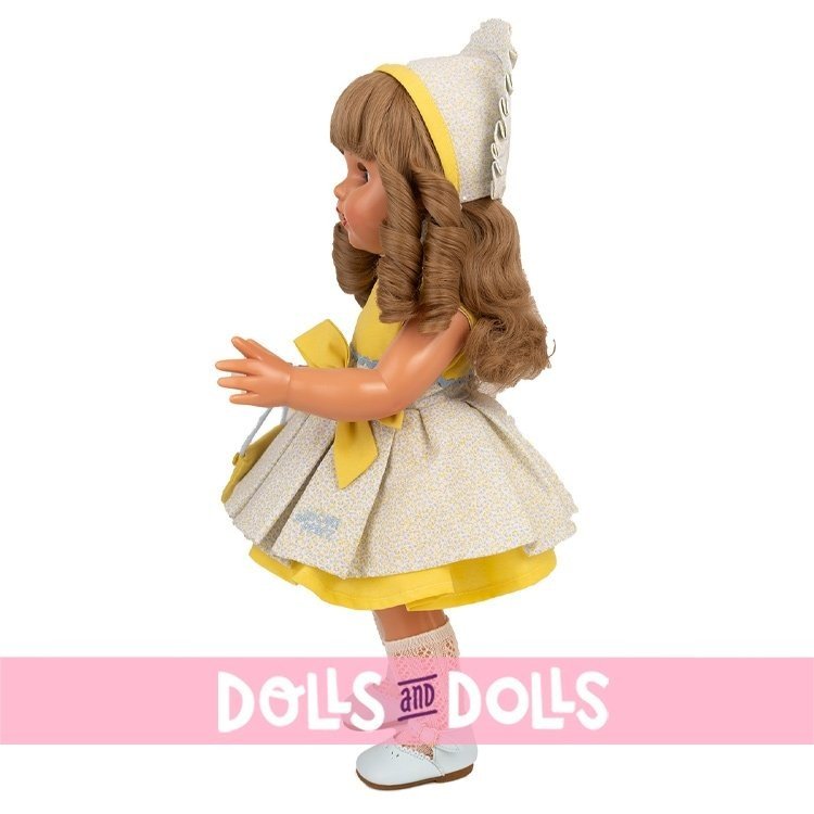 Mariquita Pérez und Juanín Perez Puppen 50 cm - Gelbes Kleid 2024 + Gestreiftes Hemd 2024