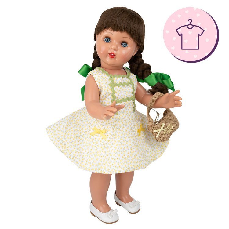 Outfit für Mariquita Pérez Puppe 50 cm - Gärtner-Outfit