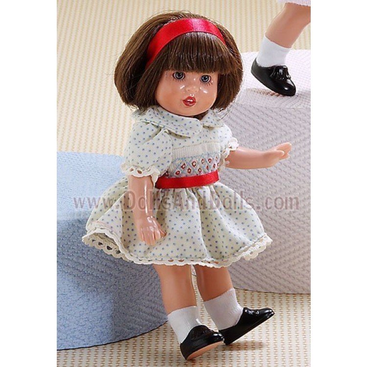 Mini MP Beige Kleid mit babyblauen Punkten