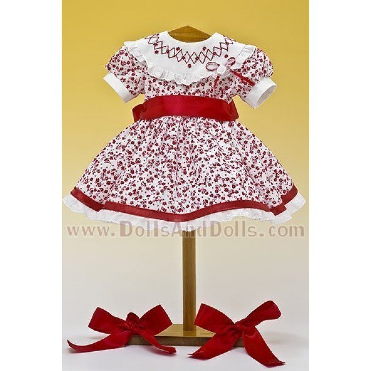 Kleid estampado rojo