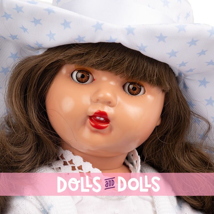 Mariquita Pérez Puppe 50 cm - Blauer Rocksatz