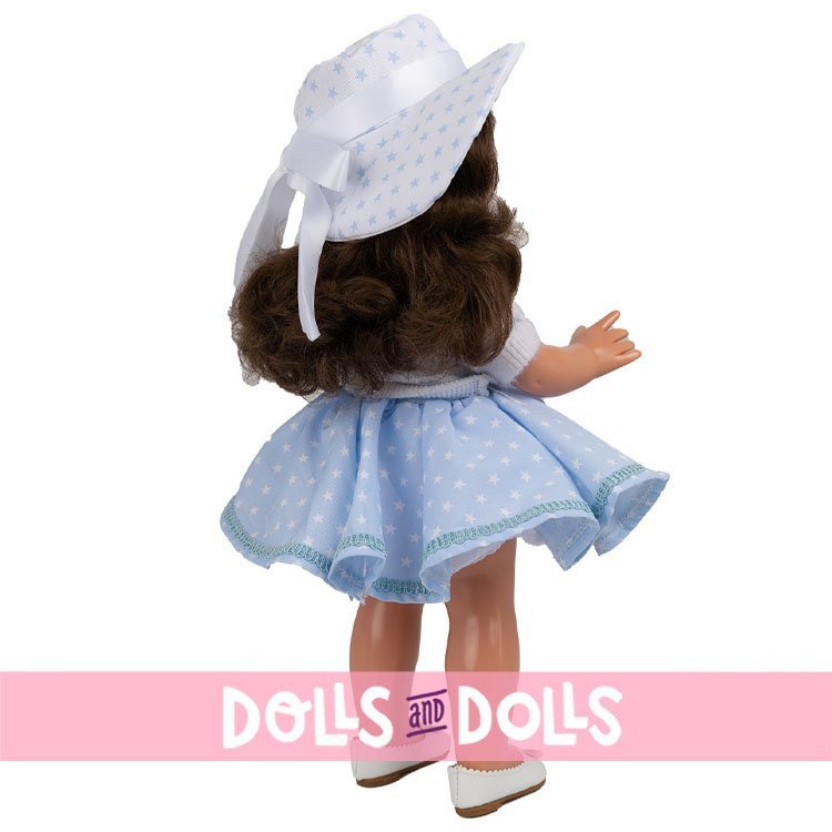 Mariquita Pérez Puppe 50 cm - Blauer Rocksatz