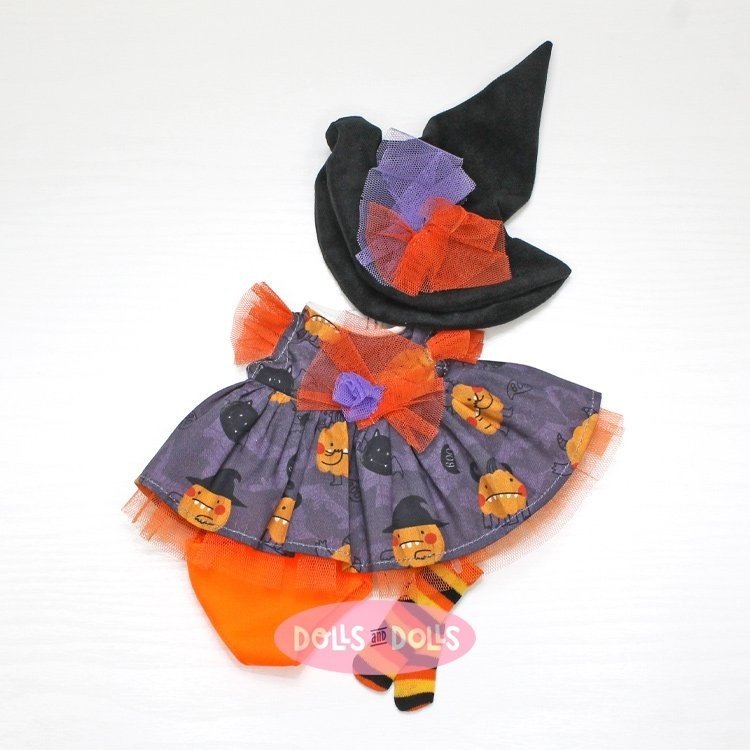 Kleidung für Nines d'Onil Puppen 30 cm - Mia - Kleine Hexe Kleid