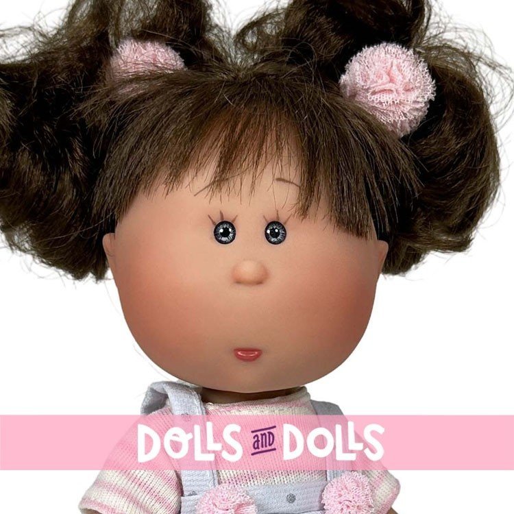 Nines d'Onil Puppe 23 cm - Little Mia Brünette mit Haustier