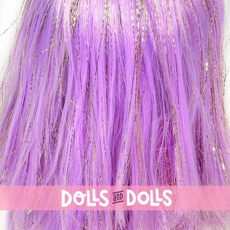 Nines d'Onil Puppe 30 cm - Mia Glitter mit lila Haaren