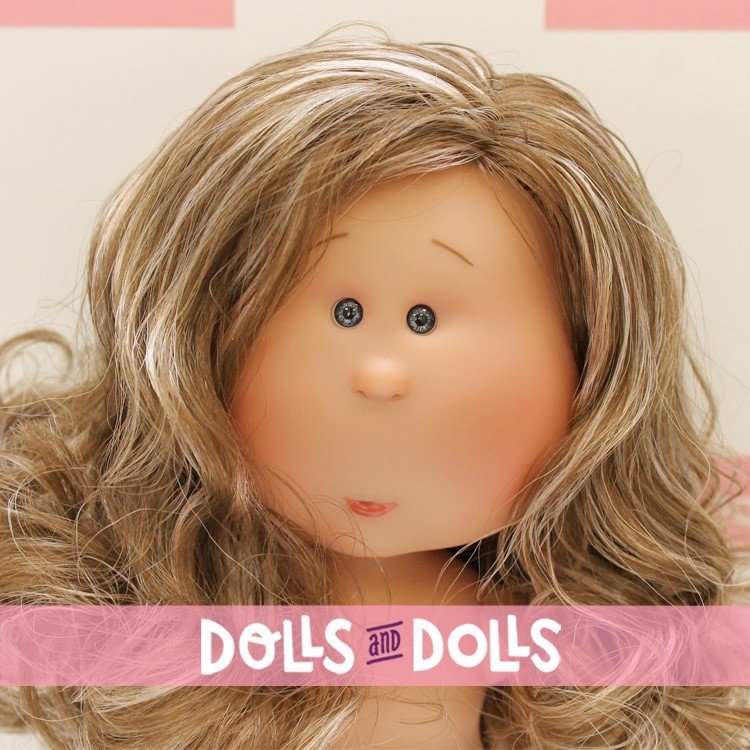 Nines d'Onil Puppe 30 cm - EXKLUSIV - Mia brünett mit Strähnchen - Ohne Kleidung