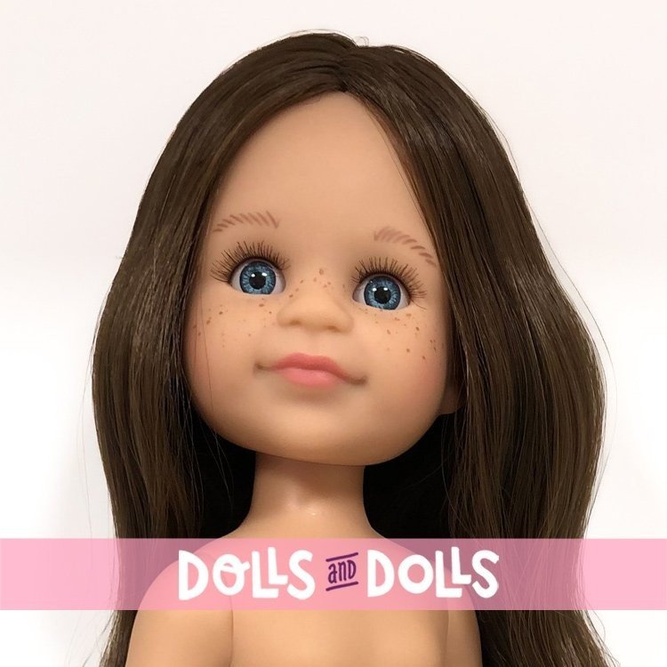 Paola Reina Puppe 32 cm - Las Amigas - Cleo mit extra langen Haaren ohne Kleidung