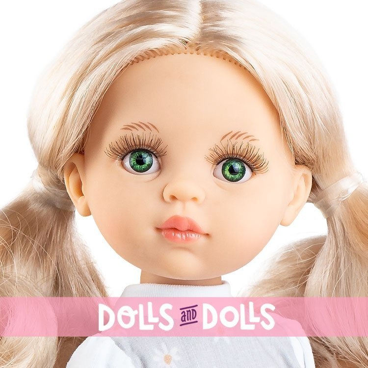 Paola Reina Puppe 32 cm - Las Amigas - Rosa mit Weißes Gänseblümchenkleid