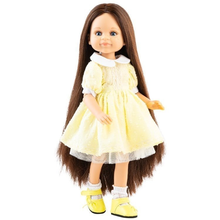 Paola Reina Puppe 32 cm - Las Amigas Articulated - Gema im gelben Kleid -  Dolls And Dolls - Sammlerpuppenladen