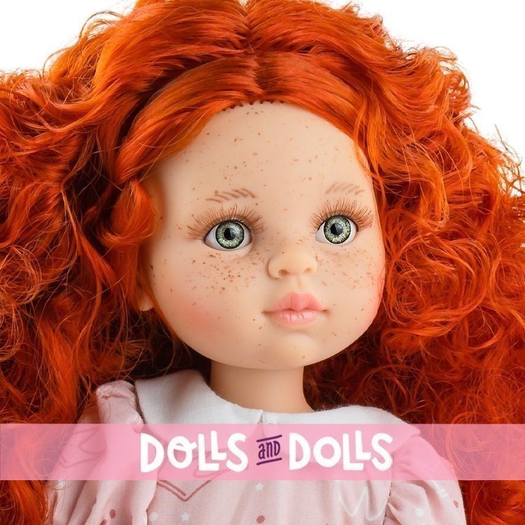 Paola Reina Puppe 32 cm - Las Amigas - Marga mit Kronenkleid und Teddybär