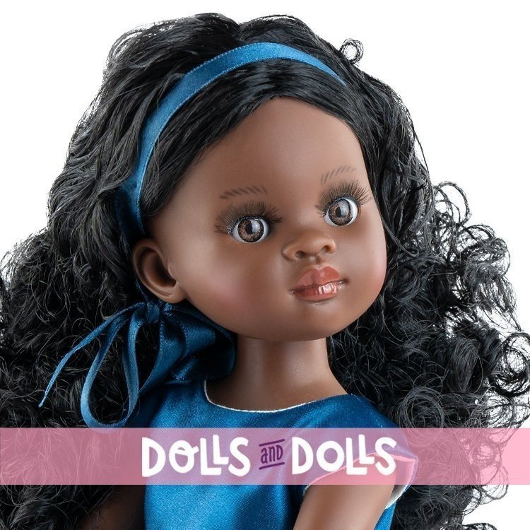 Paola Reina Puppe 32 cm - Las Amigas - Marga in einem "Farbklecks"-Kleid