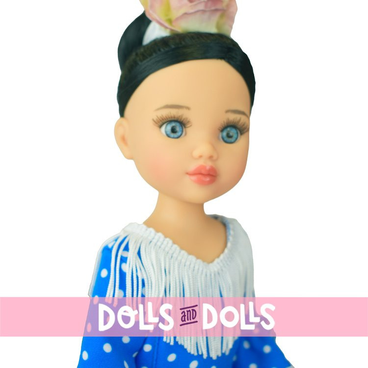 Paola Reina Puppe 32 cm - Las Amigas - Carmen Sevillana Limitierte Serie mit zusätzlichem Kleid