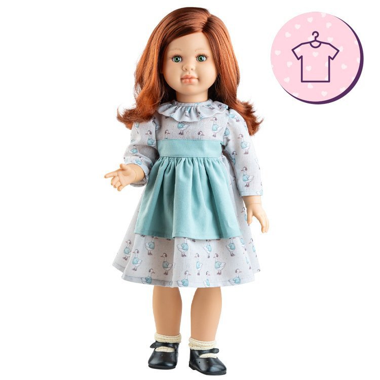 Paola Reina Puppenoutfit 60 cm - Las Reinas - Sandra - Kleid mit Entenmuster