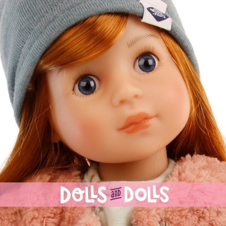 Schildkröt Puppe 46 cm - Rothaarige Yella in einem rosa Outfit