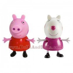 Figuren Peppa Pig und Suzy Sheep