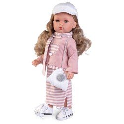Antonio Juan Puppe 45 cm - Bella gestreiftes Kleid