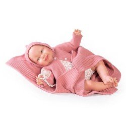 Antonio Juan Puppe 52 cm - "Mi Primer Reborn" Martina toquilla