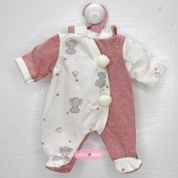 Outfit für Antonio Juan Puppe 26-27 cm - Elefanten-Pyjama