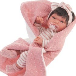 Antonio Juan Puppe 33 cm - Baby Toneta mit Decke