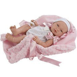 Así Puppe 43 cm - María mit Strampler und Datschadecke