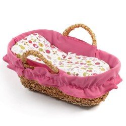 Puppentragekorb - Bayer Chic 2000 - Pink bedruckt