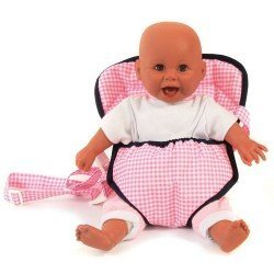 Babypuppentrage - Bayer Chic 2000 - Pink und Navy
