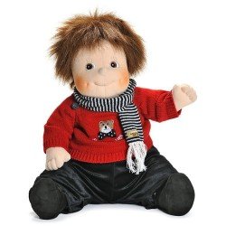 Rubens Barn Puppe 50 cm - Rubens Barn Original - Emil mit Teddy