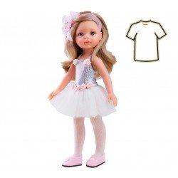 Outfit für Paola Reina Puppe 32 cm - Las Amigas - Carla Ballerinakleid