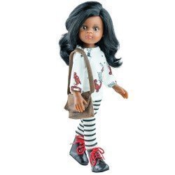 Paola Reina Puppe 32 cm - Las Amigas - Nora mit Puppenset und Tasche