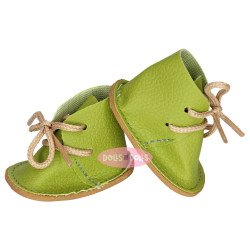 Zubehör für Nines d'Onil 30 cm Puppe - Mia und Pippa - Grüne Schnürstiefel