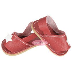 Zubehör für Nines d'Onil 30 cm Puppe - Mia und Pippa - Rote Sandalen mit Stern