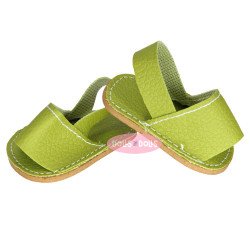 Zubehör für Nines d'Onil 30 cm Puppe - Mia und Pippa - Grüne Sandalen
