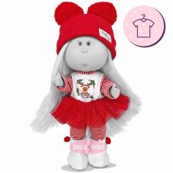 Kleidung für Nines d'Onil Puppen 30 cm - Mia - Weihnachtsoutfit mit Tüll