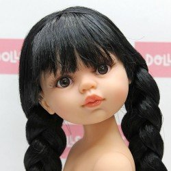 Paola Reina Puppe 32 cm - Las Amigas - Carina mit Zöpfen ohne Kleidung