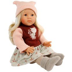 Schildkröt Puppe 52 cm - Blonde Elli im Foxy-Outfit von Elisabeth Lindner