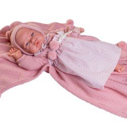 Antonio Juan Puppe 42 cm - Neugeborenes im Röckchen