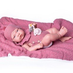 Antonio Juan Puppe 42 cm - Sweet Reborn Neugeborenes Paar Mädchen mit Vinylkörper