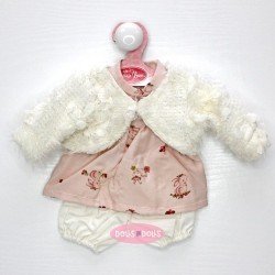 Outfit für Antonio Juan Puppe 33-34 cm - Set Kaninchen mit weißer Jacke