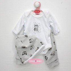 Antonio Juan Puppe Outfit 40 - 42 cm - Sweet Reborn Collection - Bären mit Hutset