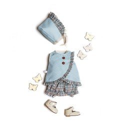 Así Puppe Outfit 46 cm - Boutique Reborn Collection - Outfit Jara