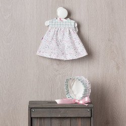 Outfit für Así Puppe 36 cm - Kleid aus der Kollektion Cloe für Margot Puppe