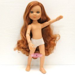 Berjuan Puppe 35 cm - Luxuspuppen - Eva Rotschopf artikulierte ohne Kleidung