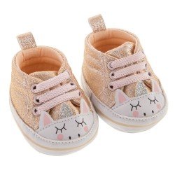 Zubehör für Antonio Juan 40-52 cm Puppe - Goldene Einhorn-Sneakers