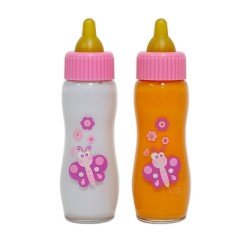 Zubehör für Puppen Berenguer - Set mit zwei Babyflaschen