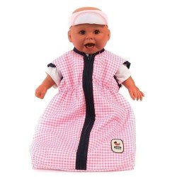 Schlafsack für Puppen bis 55 cm - Bayer Chic 2000 - Pink und Navy